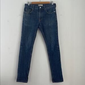 Everlane slim Straight leg dark wash denim jeans sz 31x32